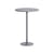 Mange-debout Week-end métal gris / Ø 70 x H 105 cm - Aluminium - Petite Friture
