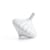 Soliflore Piao céramique blanc / Ø 14 x H 12 cm - Moustache