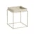 Table d'appoint Tray Small Low métal beige / 30 x 30 x H 34 cm - Hay
