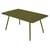 Table rectangulaire Luxembourg métal vert / 165 x 100 cm - 6 à 8 personnes - Fermob