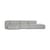 Canapé d'angle Soft Mags tissu gris / L 314 cm - Accoudoir gauche / Tissu Divina - Hay