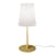 Lampada da tavolo Birdie Easy Large materiale plastico giallo / H 62 cm - Foscarini