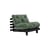 Fauteuil convertible Roots / Dormeuse & lit d'appoint - 3 positions / Structure noire - KARUP DESIGN