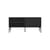 Mobile TV Met Mini legno nero / L 116 x H 55 cm - NOO.MA