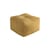 Pouf Buddy tessuto giallo / 50 x 50 cm - KARUP