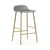Tabouret de bar Form plastique gris / H 65 cm/ Modèle d'exposition - Normann Copenhagen