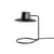 Tischleuchte AJ Oxford metall schwarz / Arne Jacobsen, 1963 - H 28,4 cm - Louis Poulsen