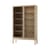 Vaisselier Trace Double SC88 bois naturel / L 120 x H 192 cm - &tradition