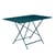 Klapptisch Bistro metall blau / 117 x 77 cm - 6 Personen - Sonnenschirmloch - Fermob