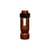 Bougeoir Ador Tall céramique marron / H 18 cm - RED Edition