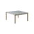 Couchtisch Couple keramik blau / 84.4 x 80 x H 40 cm - Beidseitig verwendbare Steinzeug-Tischplatte - Muuto