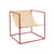 Fauteuil Solo Seat cuir beige - valerie objects