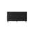 Anrichte Rib holz schwarz / L 159 x H 86,5 cm - Normann Copenhagen
