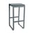 Barhocker Bellevie metall grau / H 75 cm -  Aluminium - Fermob