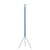 Lampadaire Luminator métal bleu / A. & P. Castiglioni, 1954 - Flos