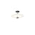 Plafonnier Flat LED métal blanc / Ø 55 cm - 2 disques - Vibia