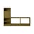 Etagère Stacked / Banc intégré - Configuration 1 / L 174 x P 35 x H 119 cm - Muuto