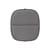 Accessoire  tissu gris noir / Coussin assise - Pour fauteuil bas HiRay - Recyclé - Kartell