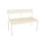 Bank mit Rückenlehne Luxembourg metall beige / 3-Sitzer - L 118 cm - Fermob