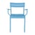 Fauteuil empilable Luxembourg Bridge métal bleu - Fermob