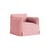 Fauteuil rembourré Mimi tissu rose - Hay