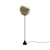 Lampada a stelo Melt Cone Slim materiale plastico oro / LED - Ø 50 cm / Cambiamento di colore - Tom Dixon