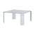 Opalia Square table glass transparent / 156 x 156 cm - Glas Italia