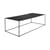Table basse Slim Irony métal noir / 124 x 62 x H 34 cm - Zeus