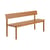 Banc avec dossier Linear métal  / L 170 cm - Muuto