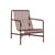 Fauteuil bas Palissade métal rouge / Dossier haut - Bouroullec, 2016 - Hay