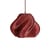 Suspension Soft Serve 03 rouge / Ø 37 x H 30 cm - CRÈME ATELIER