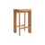 Tabouret haut Chisel 30 Low bois naturel / H 65 cm - Hay