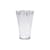 Ruffle Vase glass transparent / Ø 23 x H 30 cm - HÜBSCH