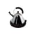 Wasserkocher Oisillon metall plastikmaterial schwarz - Alessi