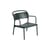 Fauteuil bas Linear Lounge métal vert - Muuto