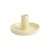 Portacandela Disc XS ceramica giallo / Per candela lunga e sottile Ø 1,2 cm - Hay