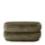 Pouf Oval Medium tissu marron vert gris / 87 x 47,5 - Velours - Ferm Living