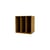 Rangement mural Montana Mini 1104 bois marron / 3 diviseurs - 35 x 35 x P 25 cm - MONTANA