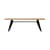 rechteckiger Tisch EM Table holz natur / 240 x 90 cm - By Jean Prouvé, 1950 - Vitra