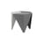 Tavolino Prismatic 2 metallo grigio / Isamu Noguchi, 1957 / 41 x 41 x H 37,5 cm - Vitra