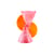 Vase Mustique Cone rose / Acrylique - Jonathan Adler