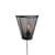 Merapi Wall light with plug wood black black bamboo / L 30 x H 30 cm - GOOD&MOJO