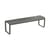 Bellevie Bench metal green grey L 161 cm - 4 seaters - Fermob