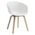 Fauteuil  About a chair AAC22 plastique blanc / Recyclé - Hay