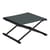 Fußstütze Terra textil schwarz / Fußstütze - Metall & Stoff - Emu