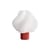 Lampe sans fil rechargeable Soft Serve rouge - CRÈME ATELIER