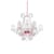 RockCoco 12.0 Outdoor pendant plastic material red transparent Ø 78 cm - 12 included bulbs - Fatboy