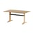 Table rectangulaire Post bois naturel / 160 x 95 cm - 6 places - TIPTOE