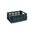 Colour Crate Basket plastic material green Medium / 26.5 x 34.5 cm - Recycled - Hay