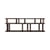 Etagère basse Block bois marron / L 210 x H 70 cm - Ethnicraft